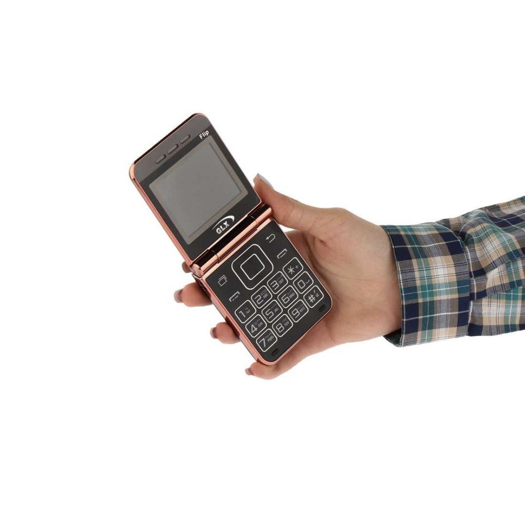 گوشی موبایل جی ال ایکس مدل فلیپ دو سیم‌کارت با قابلیت تماس 4G